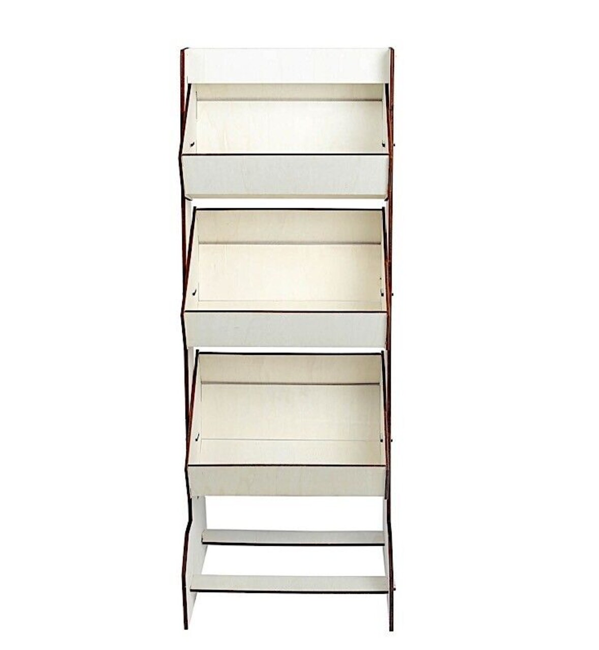 33 in Natural 3 Tier Laser Cut Wooden Cupcake Dessert DISPLAY STAND